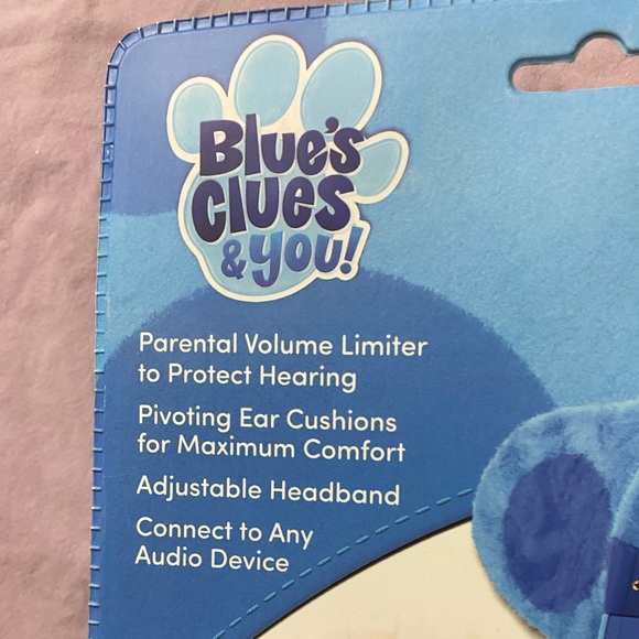 🎧💙🐾Blues Clues wired Headphones for Kids - Blue - Picture 3 of 4